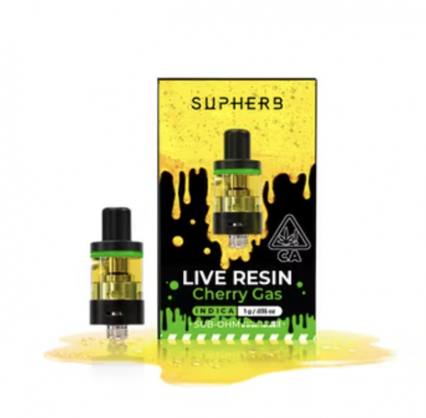 Buy Cherry Gas Supherb Live Resin Carts Online