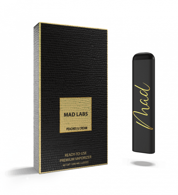 Buy Peaches & Cream Liquid Diamonds Mad Labs Disposable