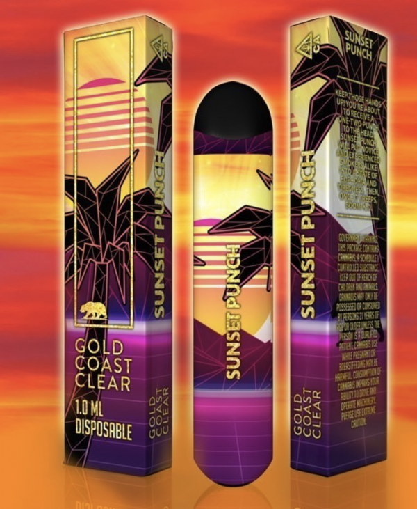 Buy Sunset Punch Gold Coast Clear Disposable Online