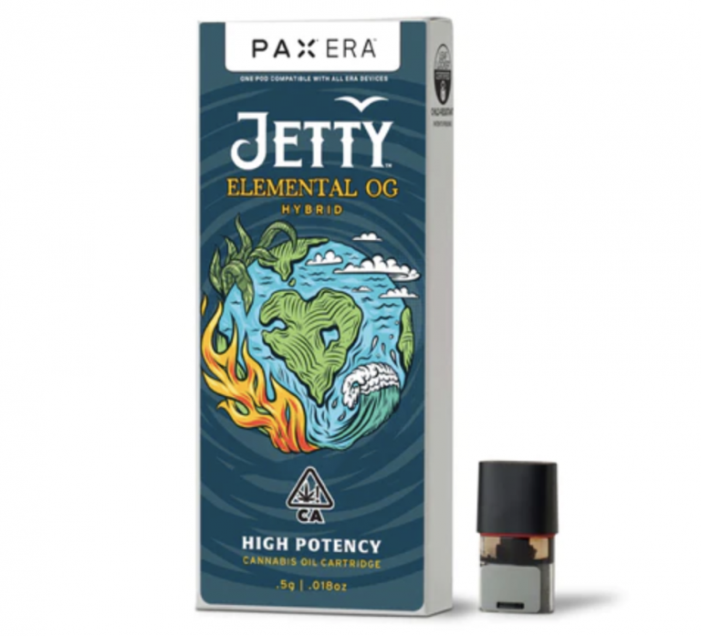Buy Jetty Extracts Elemental OG High THC PAX Era Pod Online