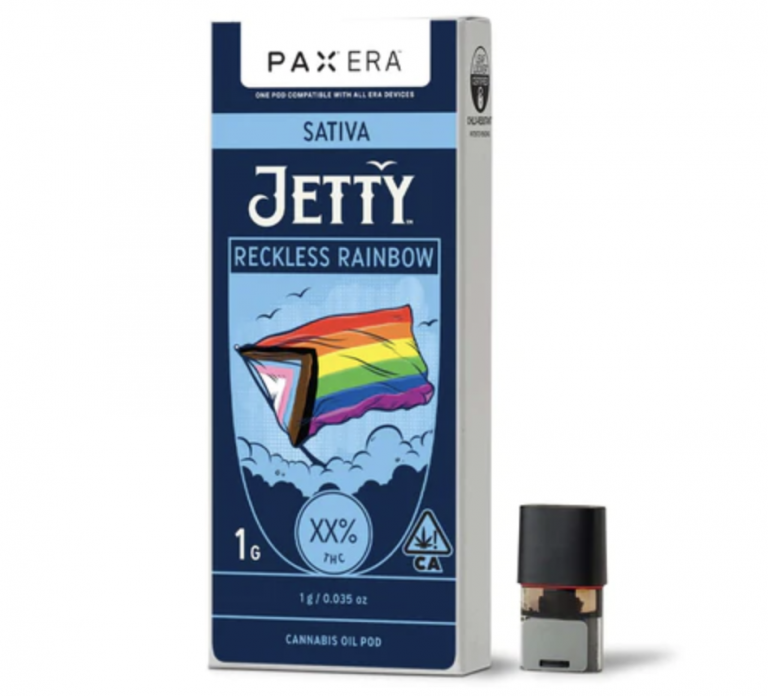 Buy Jetty Extracts Reckless Rainbow High THC PAX Era Pod
