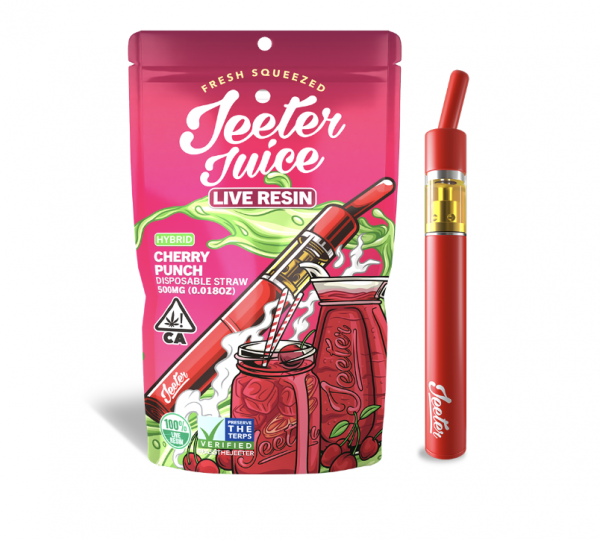 Buy Cherry Punch Live Resin Jeeter Juice Disposable Straw Online