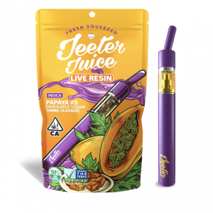 Buy Papaya #5 Live Resin Jeeter Juice Disposable Straw