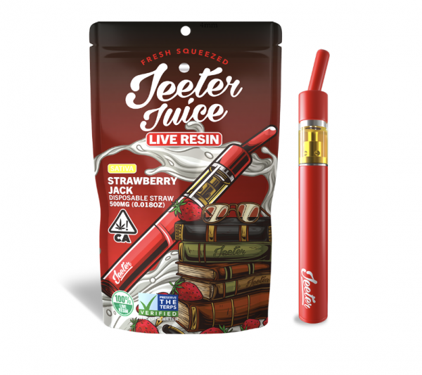 Buy Strawberry Jack Live Resin Jeeter Juice Disposable Straw Online