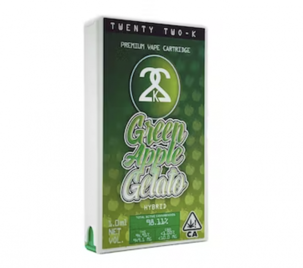 Buy Green Apple Gelato Twenty Two K Carts Online