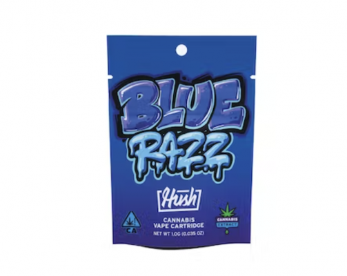 Buy Blue Razz Flavored Distillate Hush Carts Online