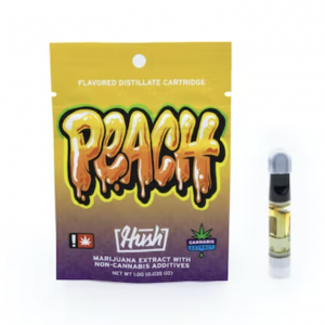 Buy Peach Flavored Distillate Hush Carts Online