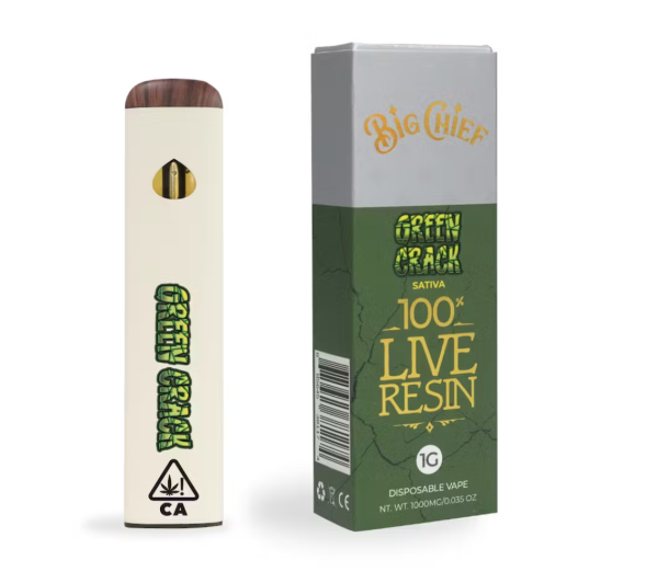 Buy Big Chief Green Crack Live Resin Disposable Online