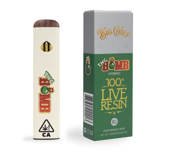 Buy Big Chief THC Bomb Live Resin Disposable Online