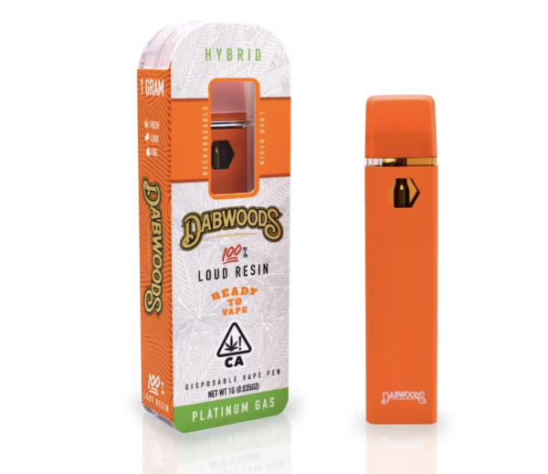 Buy Dabwoods Platinum Gas Live Resin Disposable Online