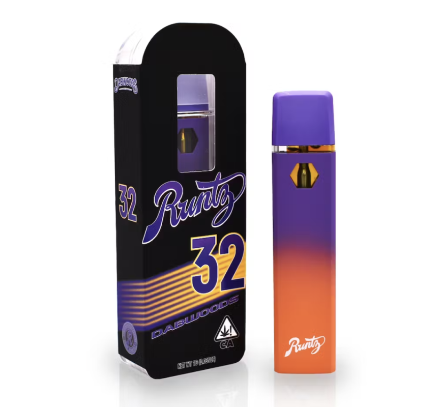 Buy Dabwoods x Runtz 32 Disposable Online Carts Cartel