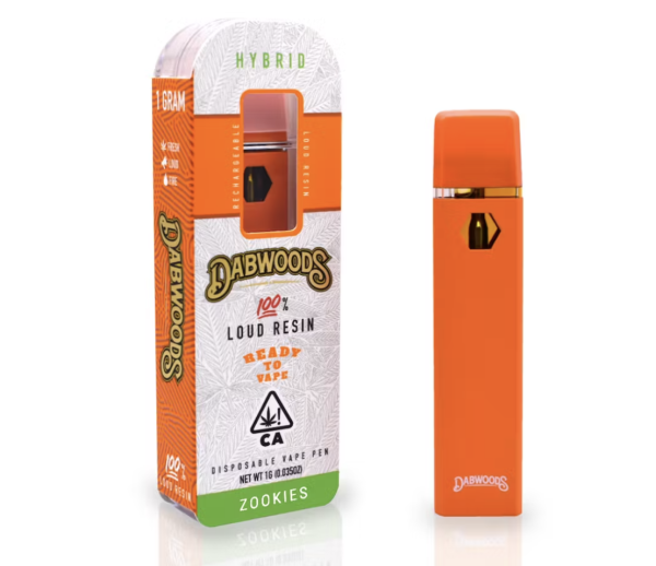 Buy Dabwoods Zookies Live Resin Disposable Online