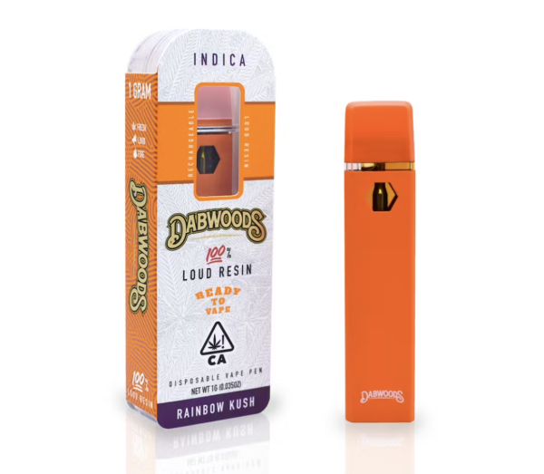 Buy Dabwooods Rainbow Kush Live Resin Disposable Online