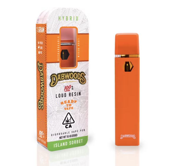 Buy Dabwoods Island Sorbet Live Resin Disposable Online