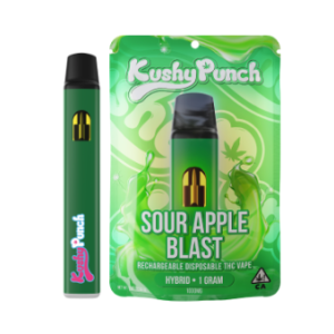 Kushy Punch Sour Apple Blast Disposable