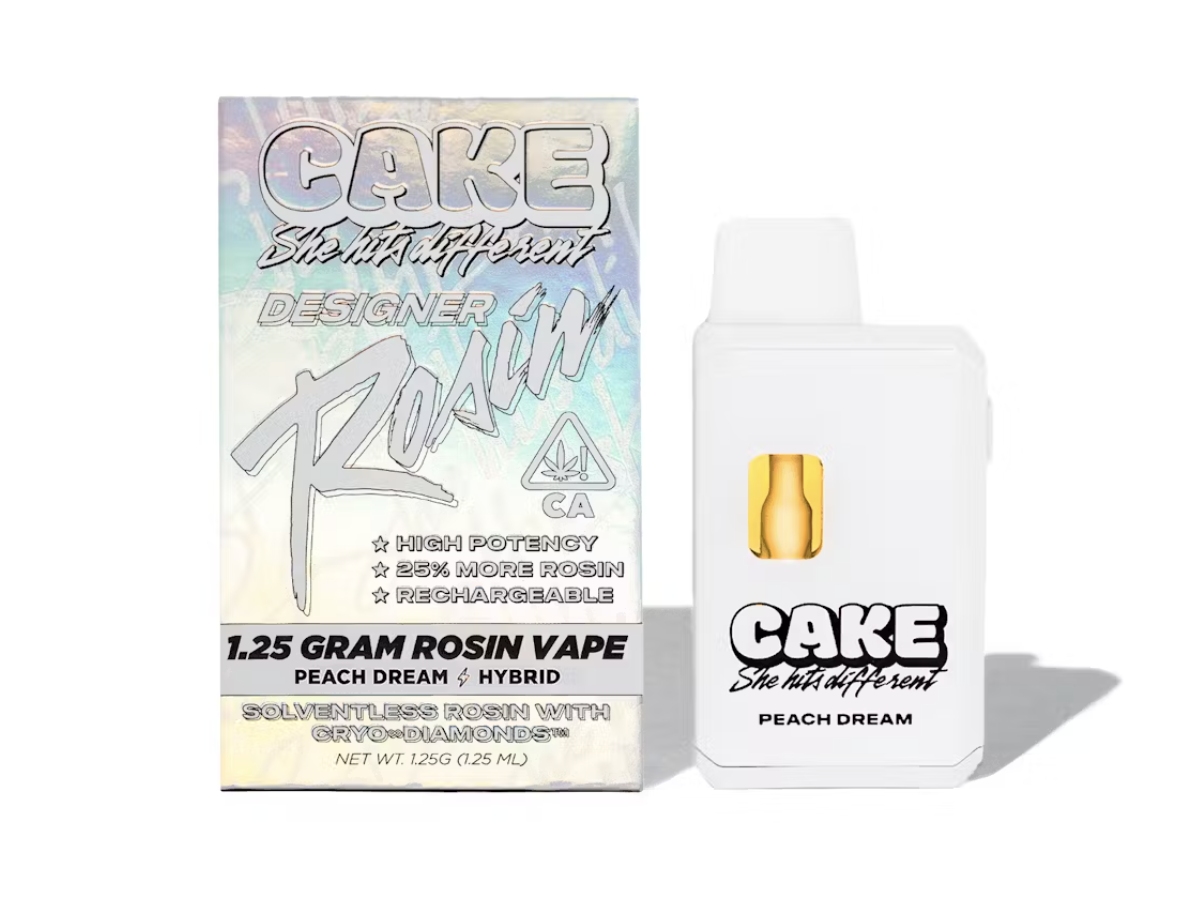 Designer Rosin by CAKE She Hits Different Peach Dream Designer Rosin by CAKE She Hits Different Peach Dream